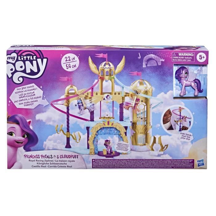 My Little Pony: A New Generation, La maison royale, château de 56 cm avec tyroliennes et figurine Princess Petals - Photo n°5
