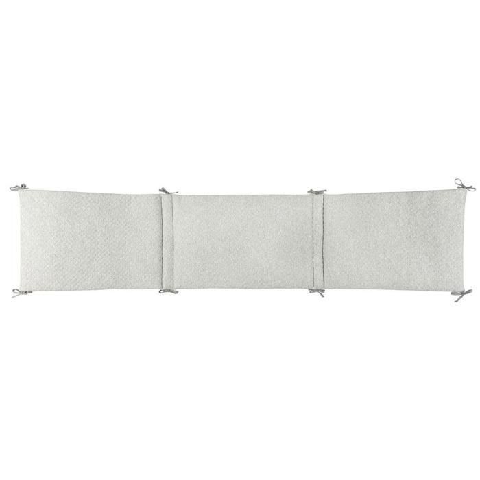 NATTOU - Pure gris Tour de lit coton 180x40cm - Photo n°1