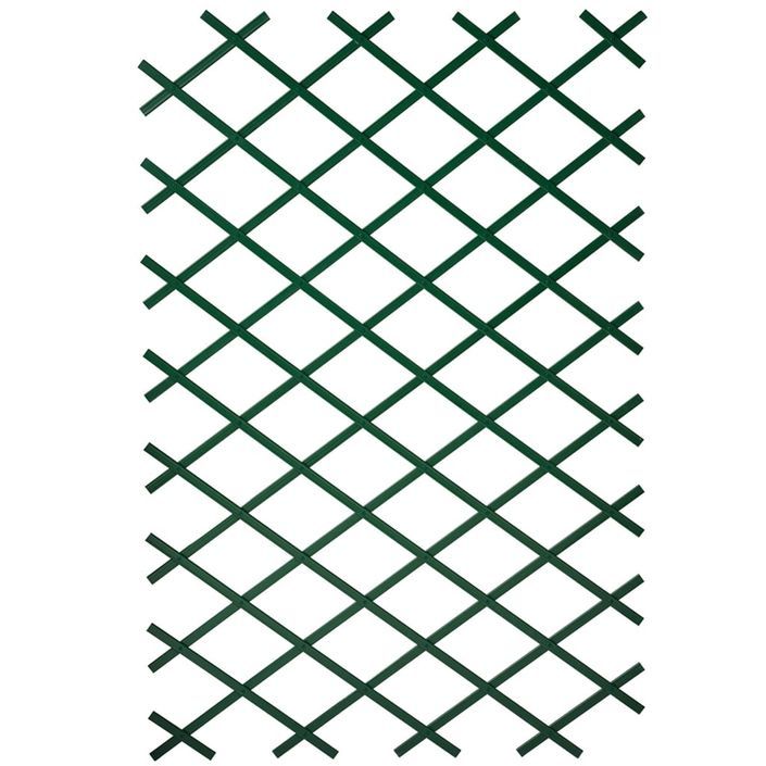 Nature Treillis de jardin 2 pcs 100 x 200 cm PVC Vert - Photo n°1