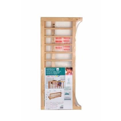 NIDALYS -Barriere de lit bois naturel 90 cm - Norme BS - Photo n°2