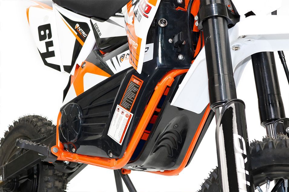 NRG de luxe 500W 48V orange 12/10 Moto cross électrique - Photo n°5