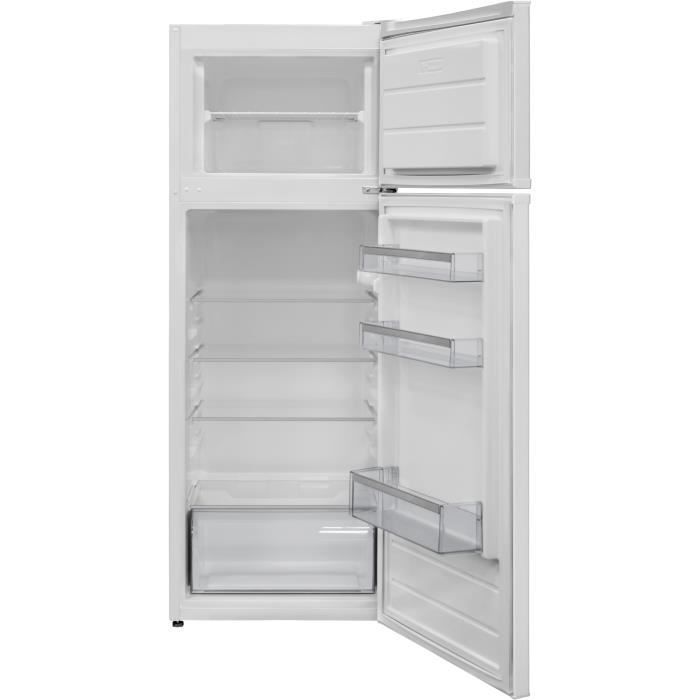OCEANIC - Réfrigérateur 2 portes - 212L - Froid statique - Blanc - Photo n°2