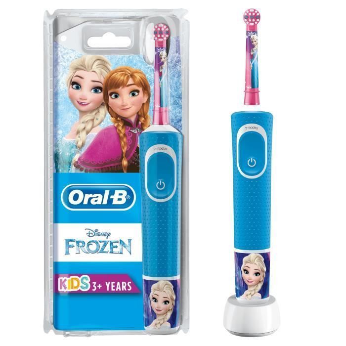 Oral-B Kids Brosse a Dents Électrique - La Reine Des Neiges - adaptée a partir de 3 ans, offre le nettoyage doux et efficace - Photo n°1