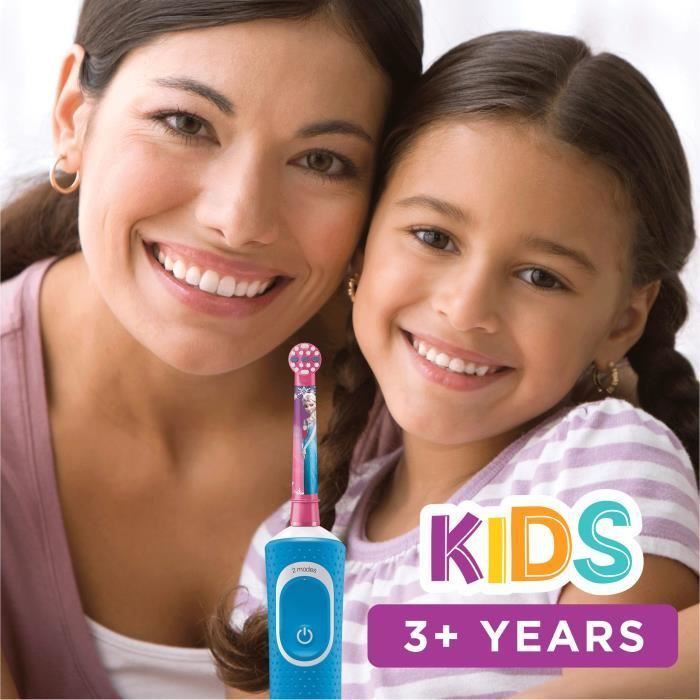 Oral-B Kids Brosse a Dents Électrique - La Reine Des Neiges - adaptée a partir de 3 ans, offre le nettoyage doux et efficace - Photo n°2