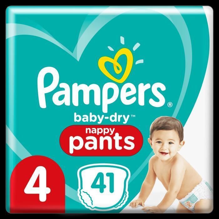 Pampers Baby-Dry Pants Couches-Culottes Taille 4, 41 Culottes - Photo n°1