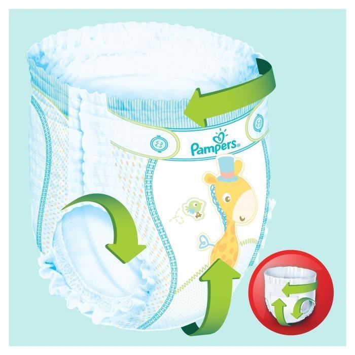 PAMPERS BABY-DRY PANTS Taille 5+ - 120 couches - Pack 1 mois - Photo n°5