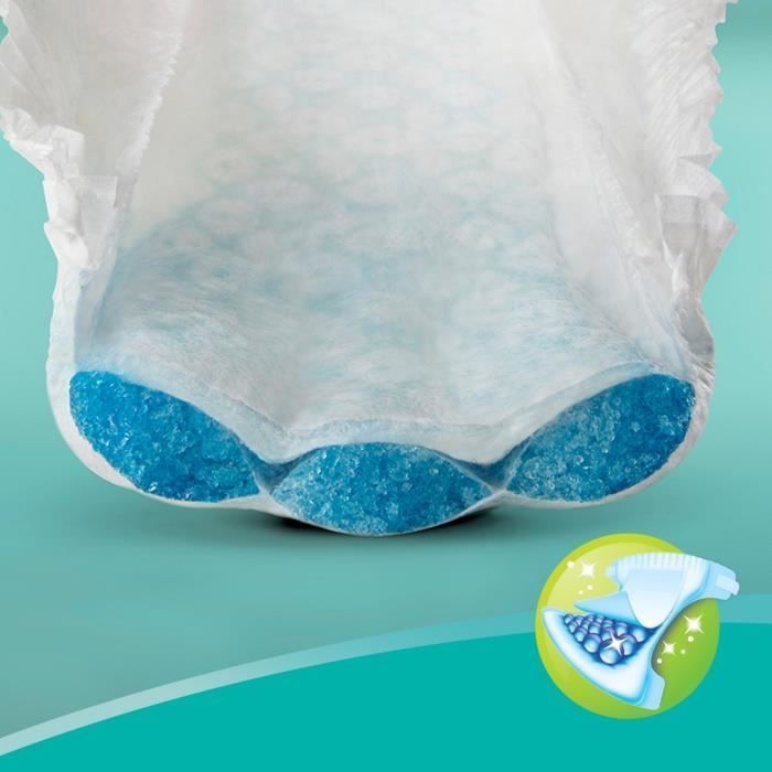 Pampers Baby-Dry Taille 2 , 4-8 kg - 33 Couches - Photo n°4
