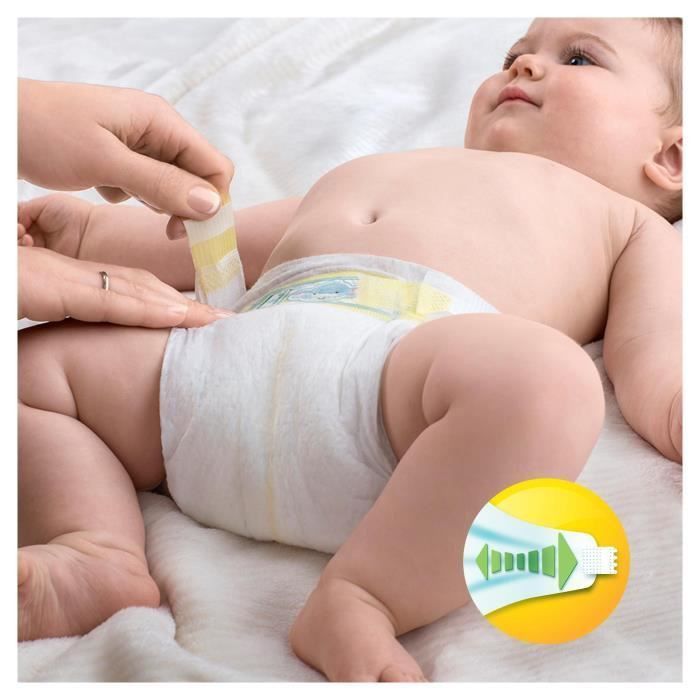 PAMPERS Premium Protection New Baby - Taille 1 - 2 a 5Kg - 22 couches - Photo n°3