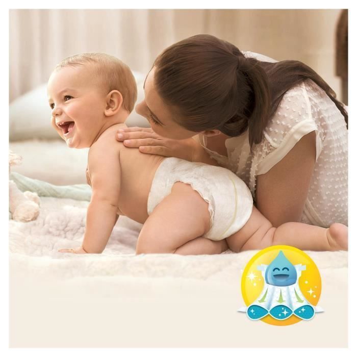 PAMPERS Premium Protection New Baby - Taille 1 - 2 a 5Kg - 22 couches - Photo n°4