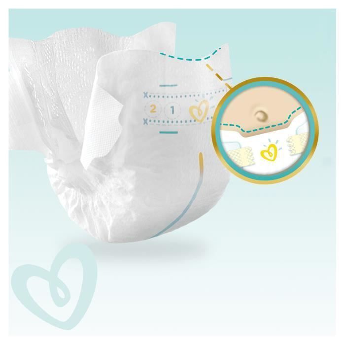 PAMPERS Premium Protection New Baby Taille 2 - 4 a 8kg - 240 couches - Format pack 1 mois - Photo n°4