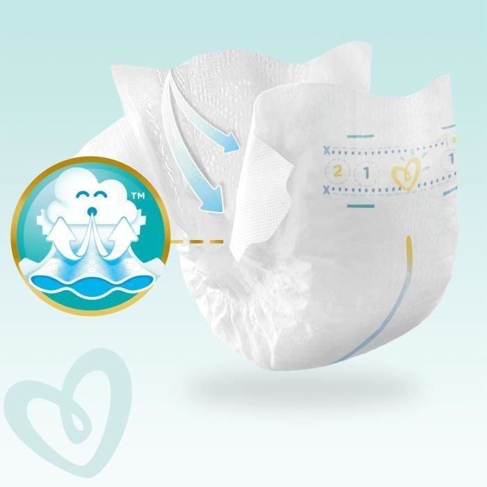 PAMPERS Premium Protection Taille 1 - 96 couches - Photo n°5