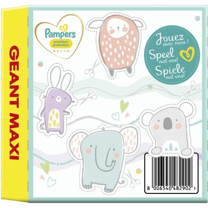 PAMPERS Premium Protection Taille 3 - 104 Couches - Photo n°4