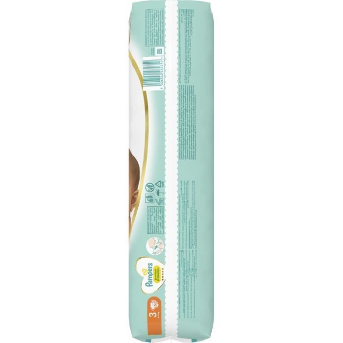 PAMPERS Premium Protection Taille 3 - 52 Couches - Photo n°4