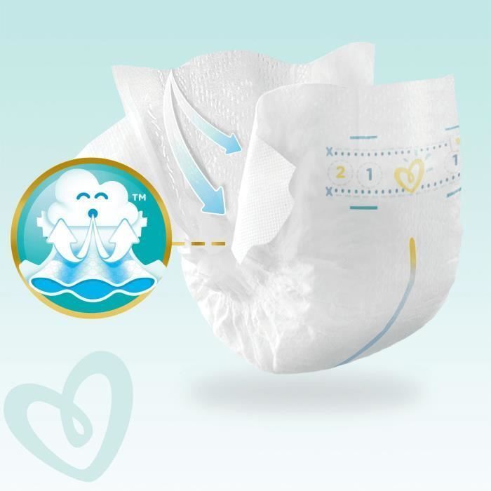 Pampers Premium Protection Taille 4, 96 Couches - Photo n°3