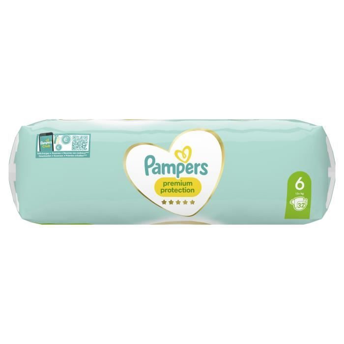 PAMPERS Premium Protection Taille 6 - 32 Couches - Photo n°3