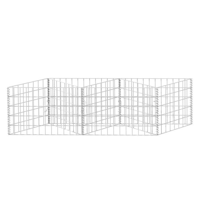 Panier de gabion Acier galvanisé 120x30x50 cm - Photo n°4