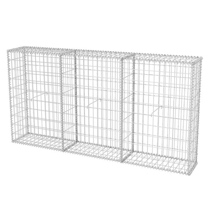 Panier de gabion Acier galvanisé 200x30x100 cm - Photo n°1