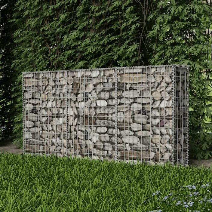 Panier de gabion Acier galvanisé 200x30x100 cm - Photo n°2