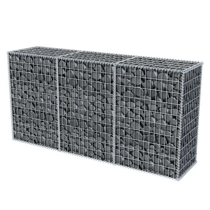 Panier de gabion Acier galvanisé 200x50x100 cm - Photo n°3