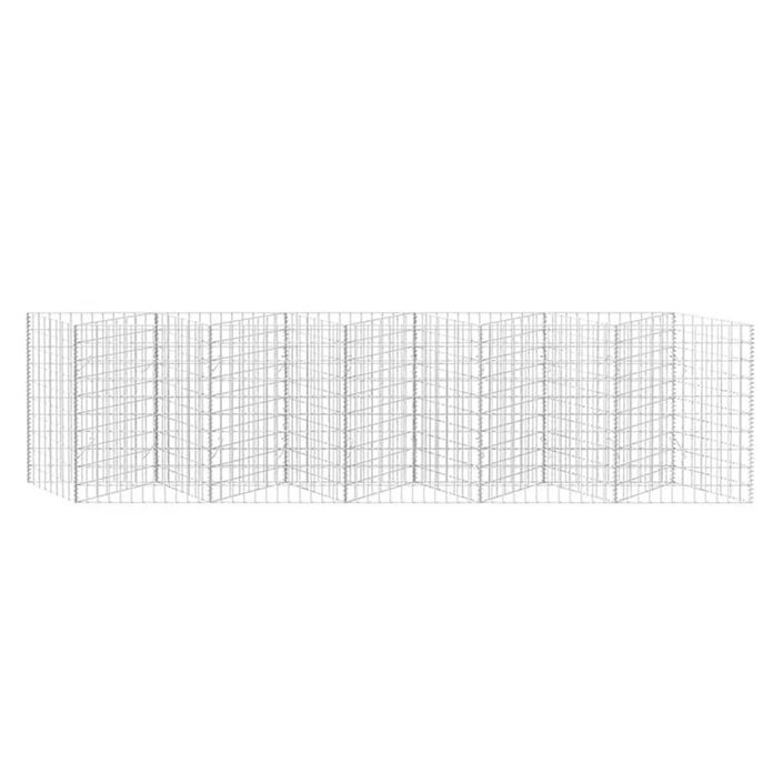 Panier de gabion Acier galvanisé 300x30x100 cm - Photo n°4