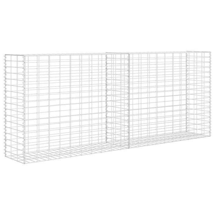 Panier de gabion Acier inoxydable 85 x 30 x 200 cm - Photo n°2