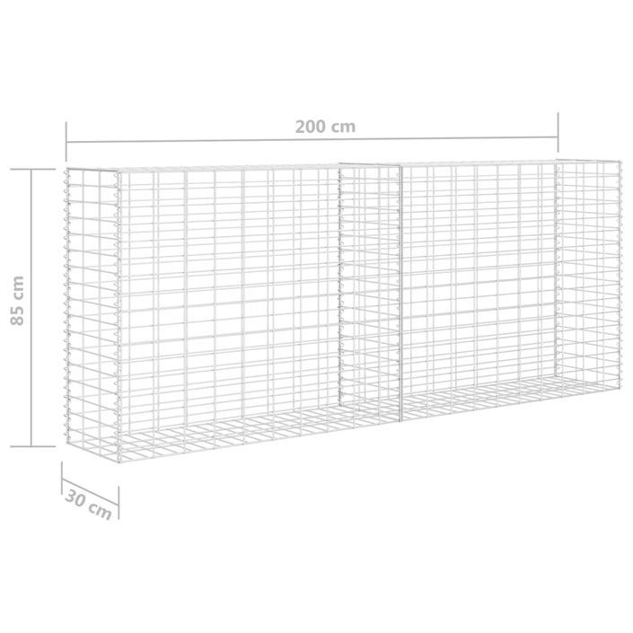 Panier de gabion Acier inoxydable 85 x 30 x 200 cm - Photo n°6