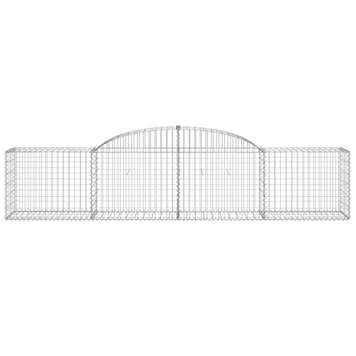 Panier de gabions arqué 300x50x60/80 cm Fer galvanisé - Photo n°3