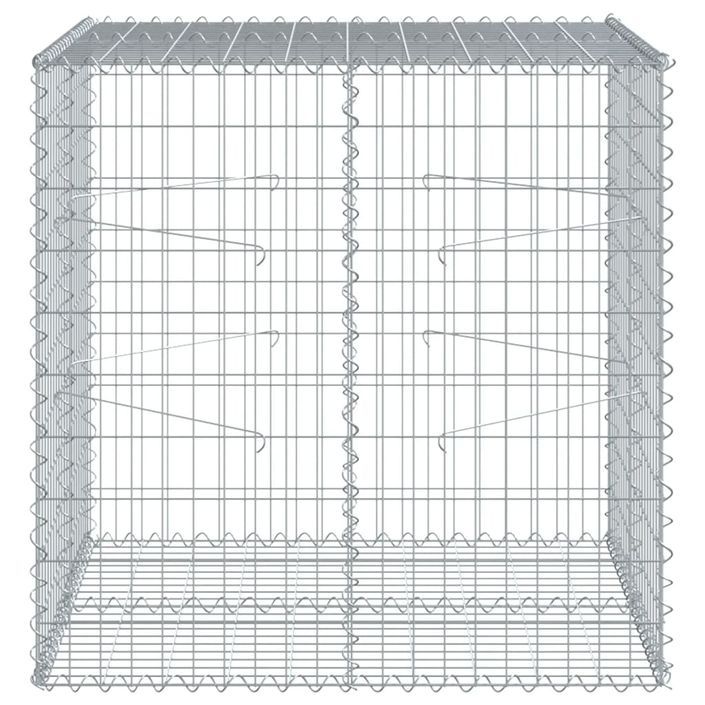 Panier gabion avec couvercle 100x100x100 cm fer galvanisé - Photo n°3