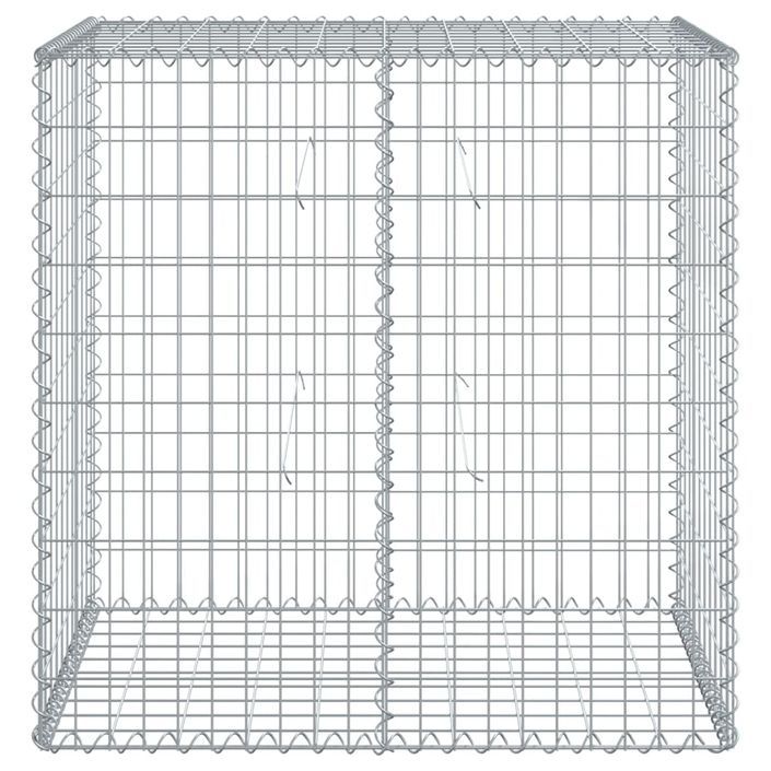 Panier gabion avec couvercle 100x50x100 cm fer galvanisé - Photo n°3