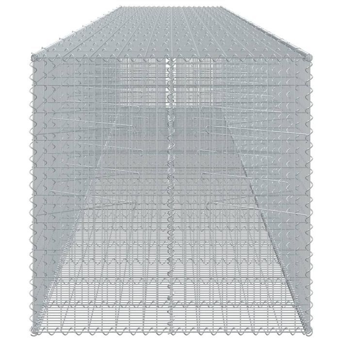 Panier gabion avec couvercle 1050x100x100 cm fer galvanisé - Photo n°4