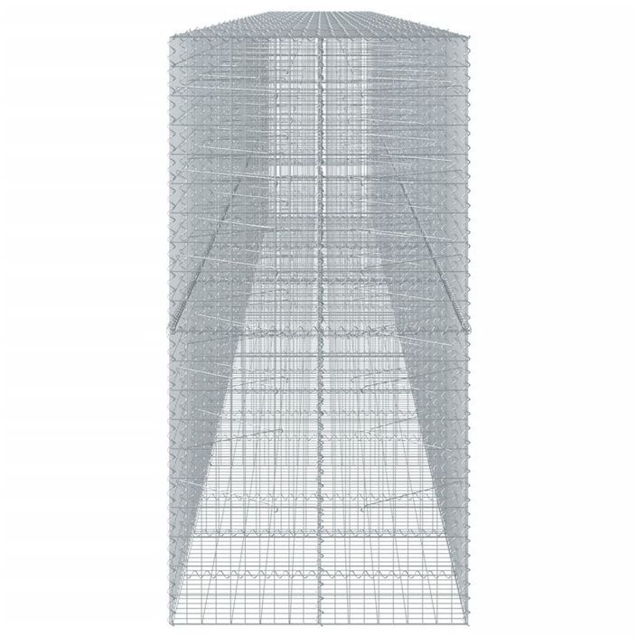 Panier gabion avec couvercle 1100x100x200 cm fer galvanisé - Photo n°4