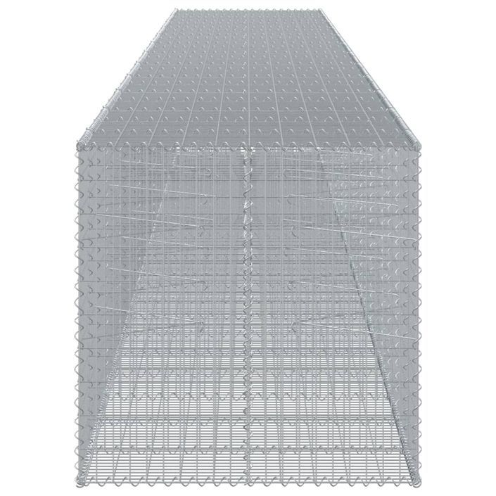 Panier gabion avec couvercle 1150x100x100 cm fer galvanisé - Photo n°4