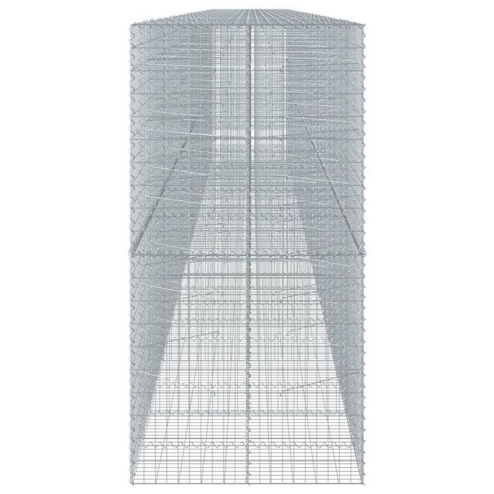 Panier gabion avec couvercle 1200x100x200 cm fer galvanisé - Photo n°4