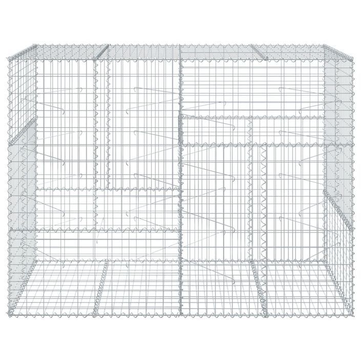 Panier gabion avec couvercle 200x100x150 cm fer galvanisé - Photo n°3