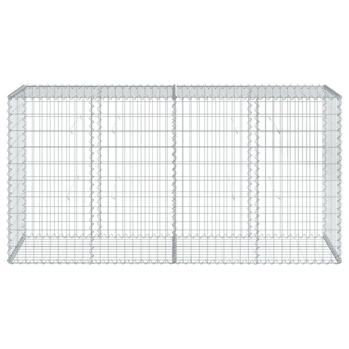 Panier gabion avec couvercle 200x50x100 cm fer galvanisé - Photo n°3