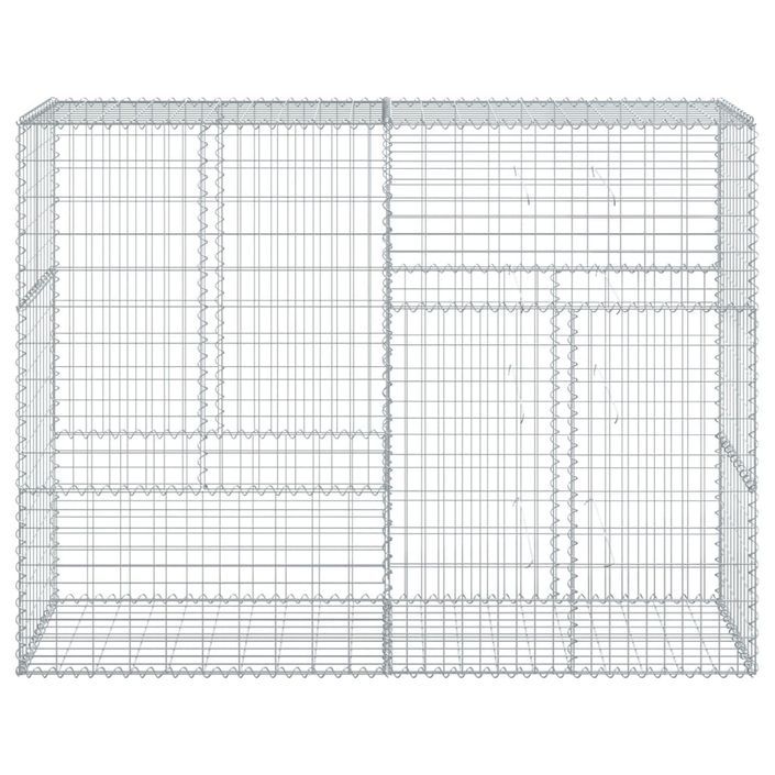 Panier gabion avec couvercle 200x50x150 cm fer galvanisé - Photo n°3