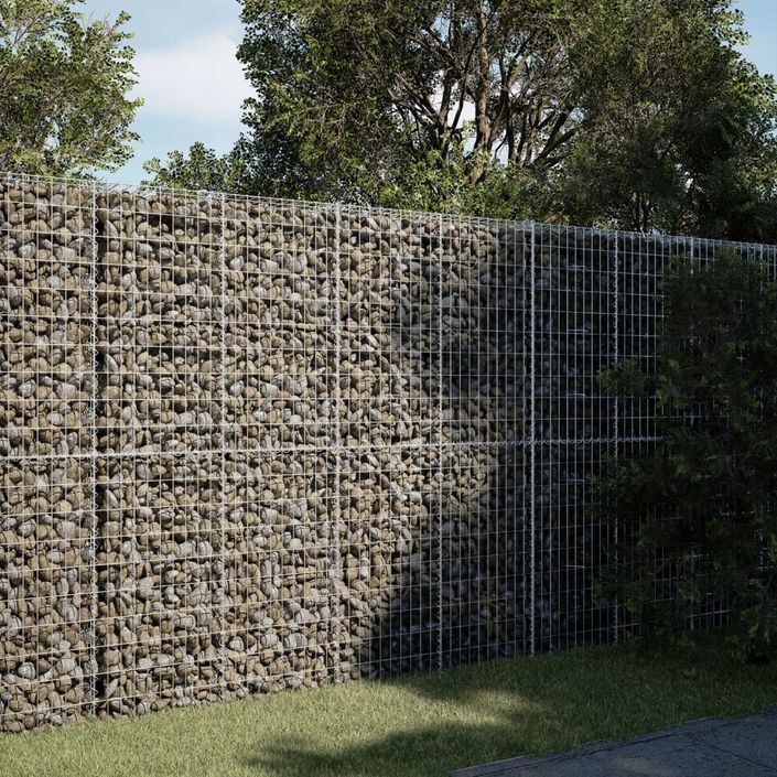 Panier gabion avec couvercle 200x50x200 cm fer galvanisé - Photo n°1