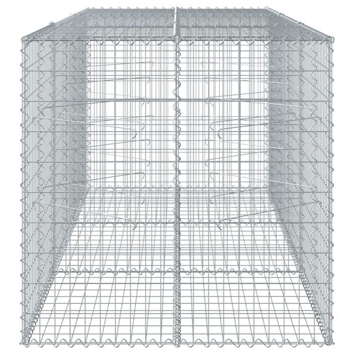 Panier gabion avec couvercle 300x100x100 cm fer galvanisé - Photo n°4