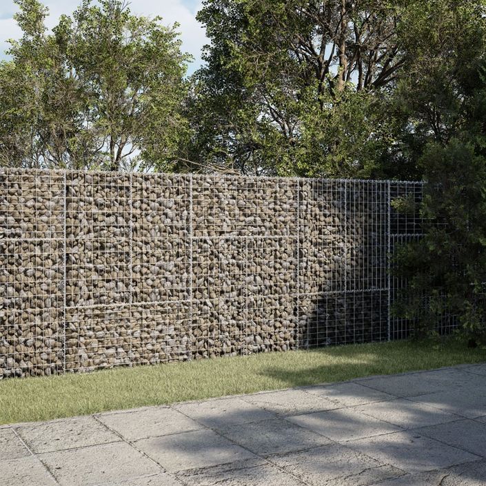 Panier gabion avec couvercle 300x100x150 cm fer galvanisé - Photo n°1