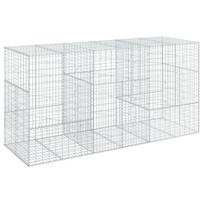 Panier gabion avec couvercle 300x100x150 cm fer galvanisé - Photo n°2