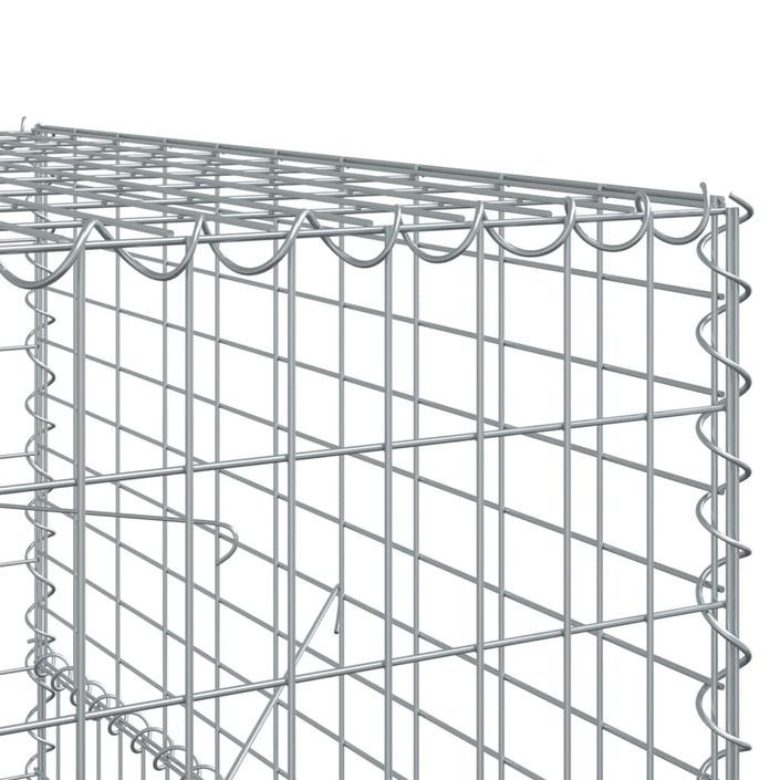 Panier gabion avec couvercle 300x100x150 cm fer galvanisé - Photo n°6