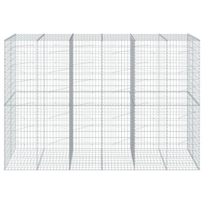 Panier gabion avec couvercle 300x100x200 cm fer galvanisé - Photo n°3