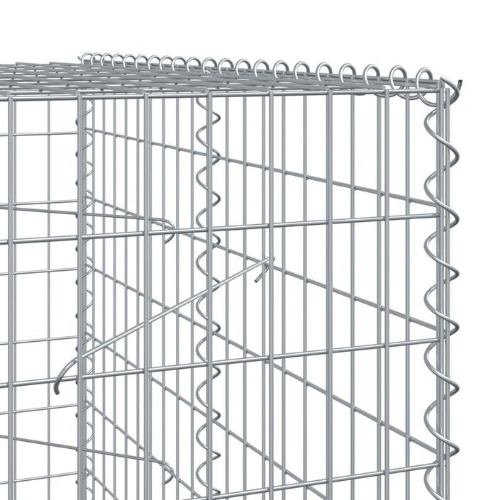 Panier gabion avec couvercle 300x100x200 cm fer galvanisé - Photo n°6