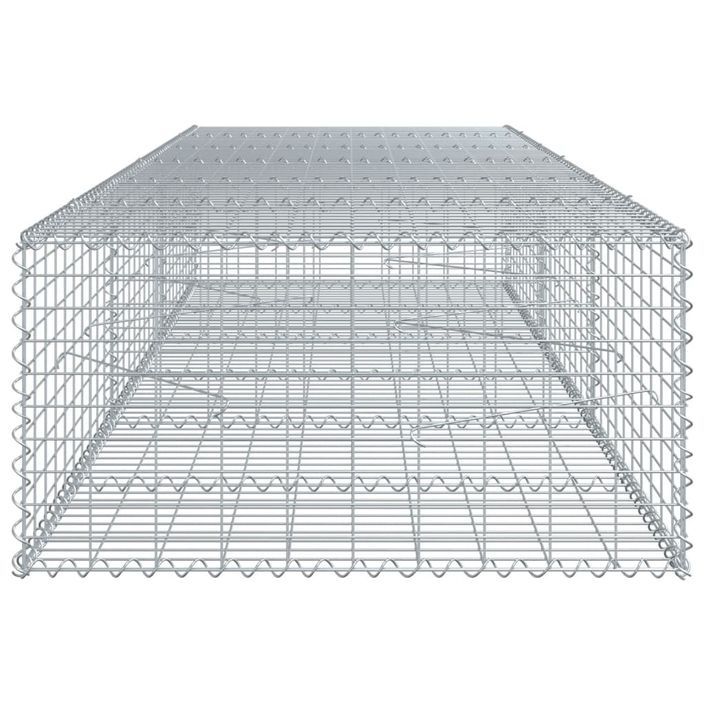 Panier gabion avec couvercle 300x100x50 cm fer galvanisé - Photo n°4