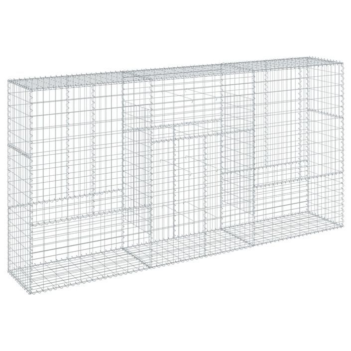 Panier gabion avec couvercle 300x50x150 cm fer galvanisé - Photo n°2