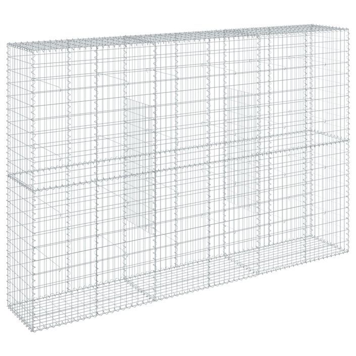 Panier gabion avec couvercle 300x50x200 cm fer galvanisé - Photo n°5