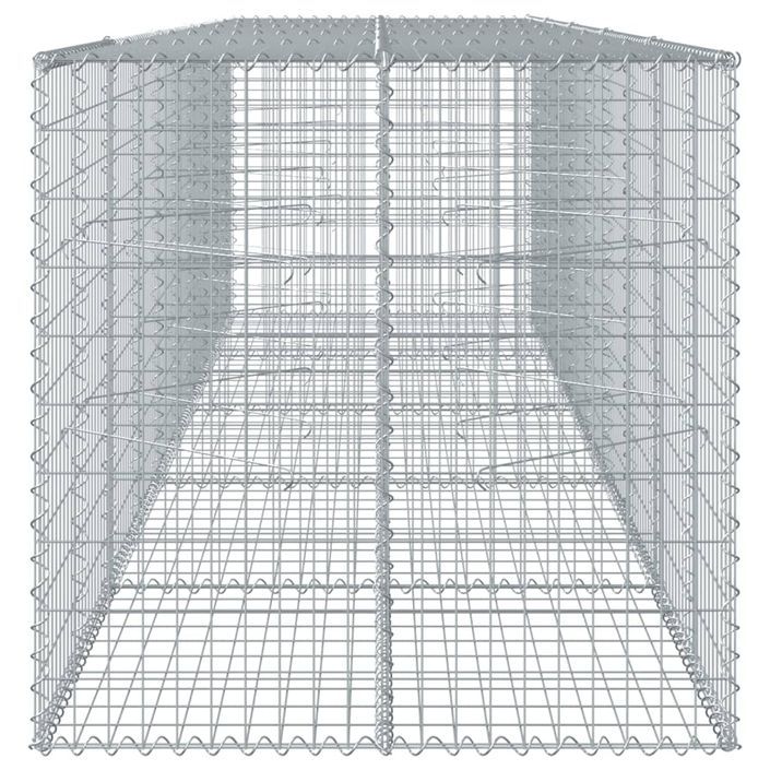 Panier gabion avec couvercle 500x100x100 cm fer galvanisé - Photo n°4