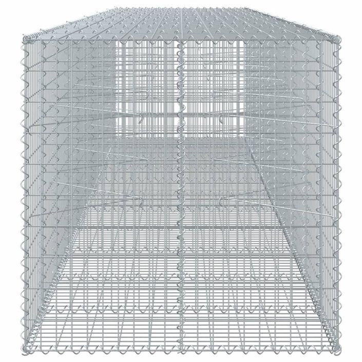 Panier gabion avec couvercle 550x100x100 cm fer galvanisé - Photo n°4