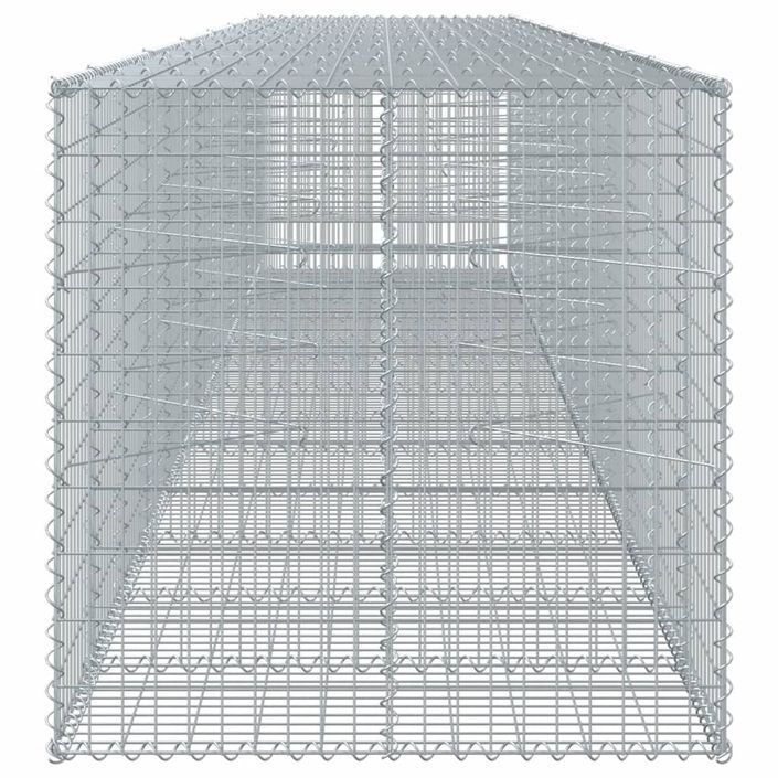 Panier gabion avec couvercle 650x100x100 cm fer galvanisé - Photo n°4