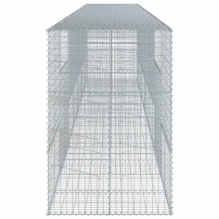 Panier gabion avec couvercle 700x100x150 cm fer galvanisé - Photo n°4